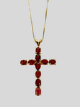 Load image into Gallery viewer, Hermèes Fire Cross Necklace