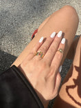 Load image into Gallery viewer, Aphrodite Stack Ring Yellow Sapphire