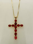 Load image into Gallery viewer, Hermèes Fire Cross Necklace