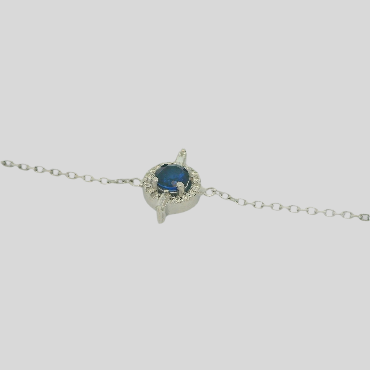 Poseidon Floating Sapphire Bracelet