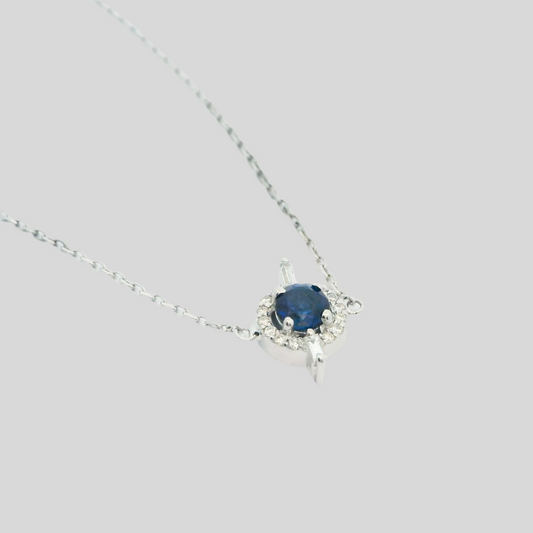 Poseidon Floating Sapphire Bracelet