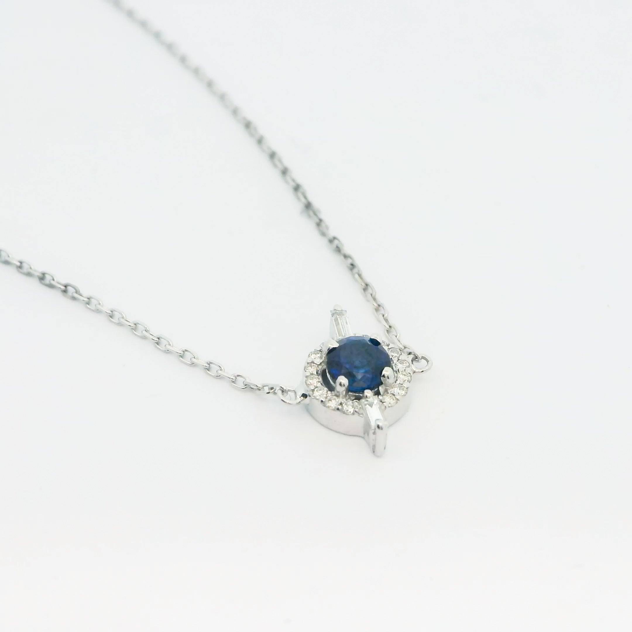 Poseidon Floating Sapphire Bracelet