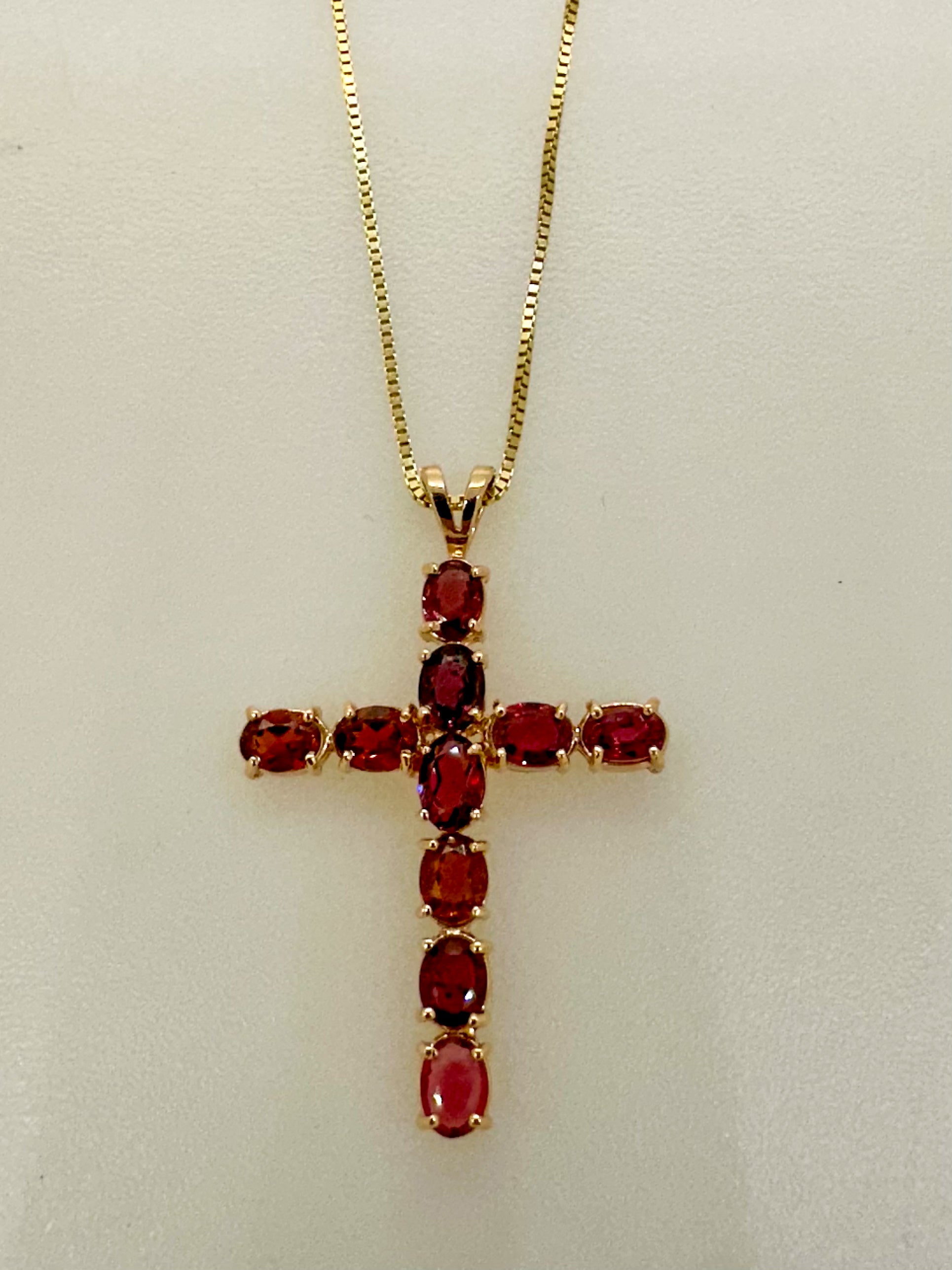 Hermès Fire Cross Necklace