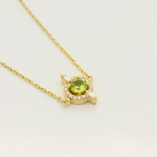 Ares Floating Peridot Bracelet