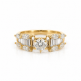 Load image into Gallery viewer, Golden Mosaic Ring
